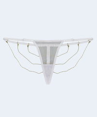 Calcinha String de Tule com Biju - MARYS LENE