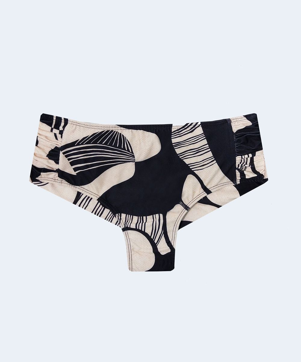 Tanga Alta Drapeada Fio Duplo Plus Size FAMILIA ESTAMPADA - PATHY