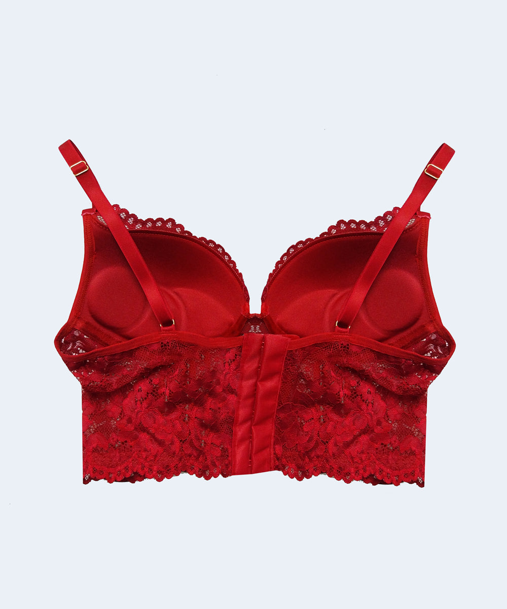 Sutiã Cropped com Bojo Passa Fita - JACKIE