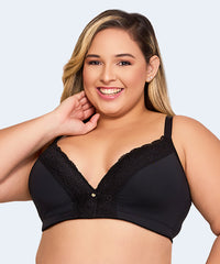 Sutiã Plus Size Top Bojo Tri sem Aros Decote Renda - NAYANE