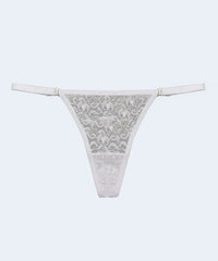 Calcinha de Renda String com Biju - MARYS LENE