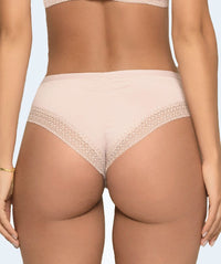 Calcinha Tanga Cavada Microfibra com Renda - NAYANE