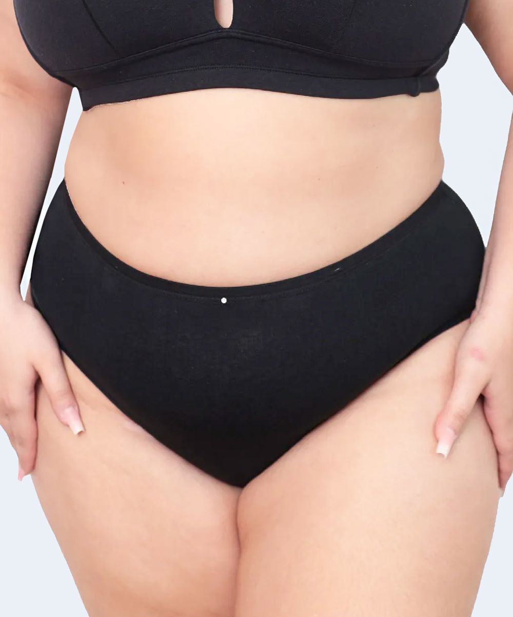 Calcinha Alta Algodão Plus Size (Linha Básica) - SANTA PASSION