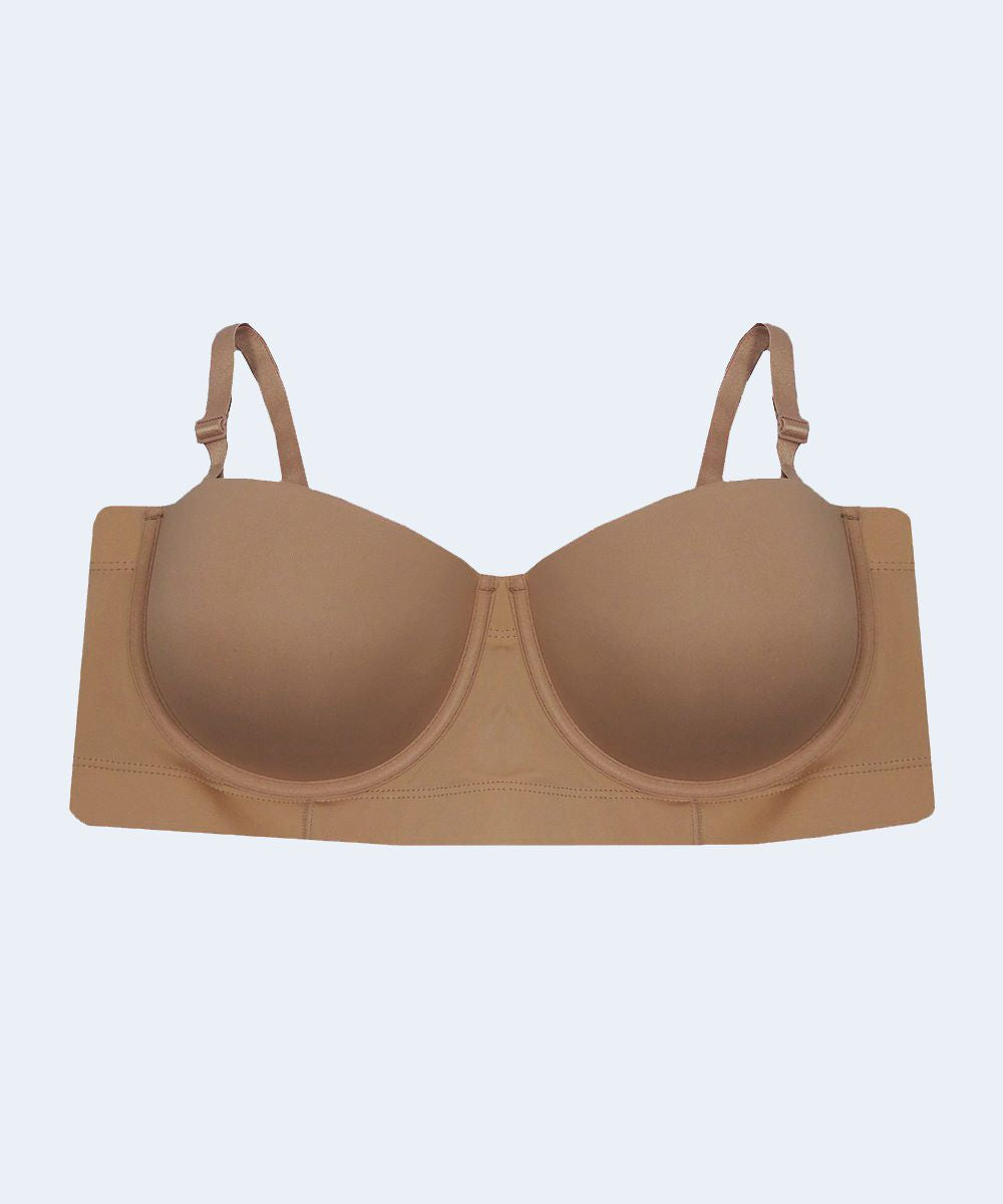 Sutiã de Microfibra Estruturado Tomara que Caia Plus Size - THAIS FERREIRA