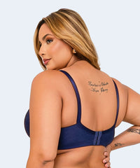 Sutiã Microfibra Trabalhada com Bojo Plus Size (Coleção Atemporal) - VI LINGERIE