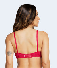 Sutiã Top Bojo Triangular sem Aro Microfibra com Renda Decote NAYANE