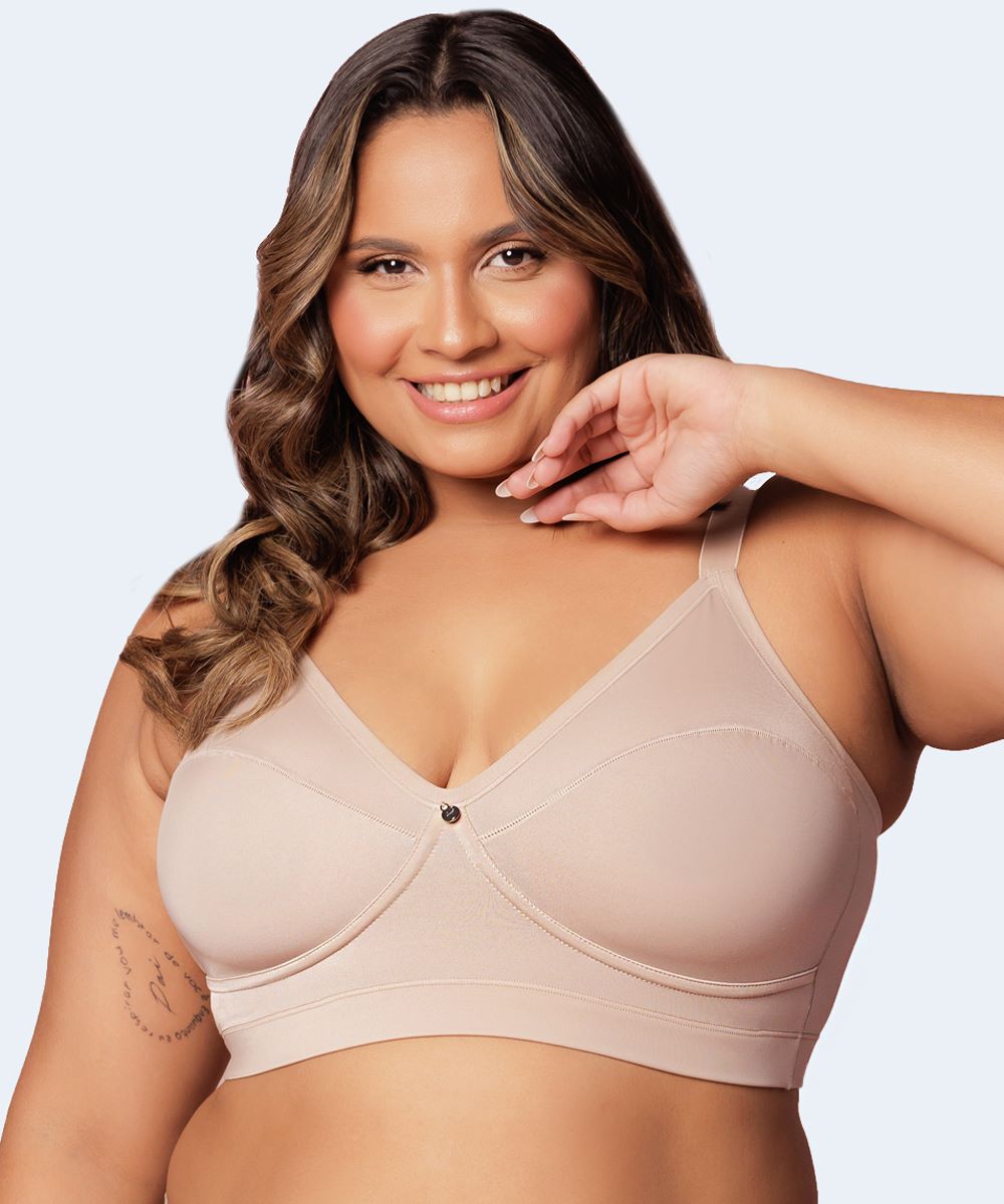 Sutiã Sem Bojo Base Estruturada Reforçado (Coleção Body Control) - THAIS FERREIRA