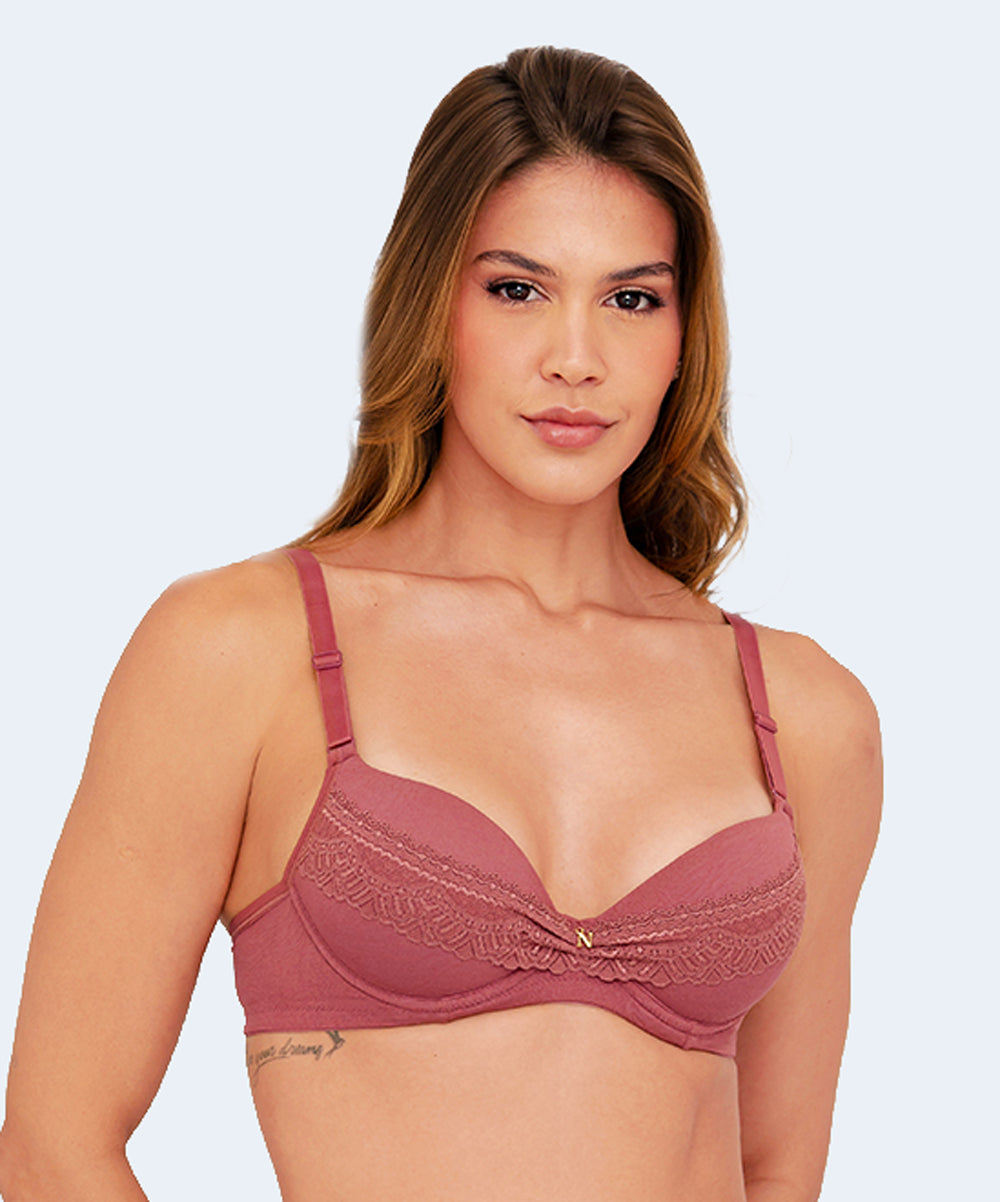 Sutiã Base Bojo Soft Renda Bombom - NAYANE