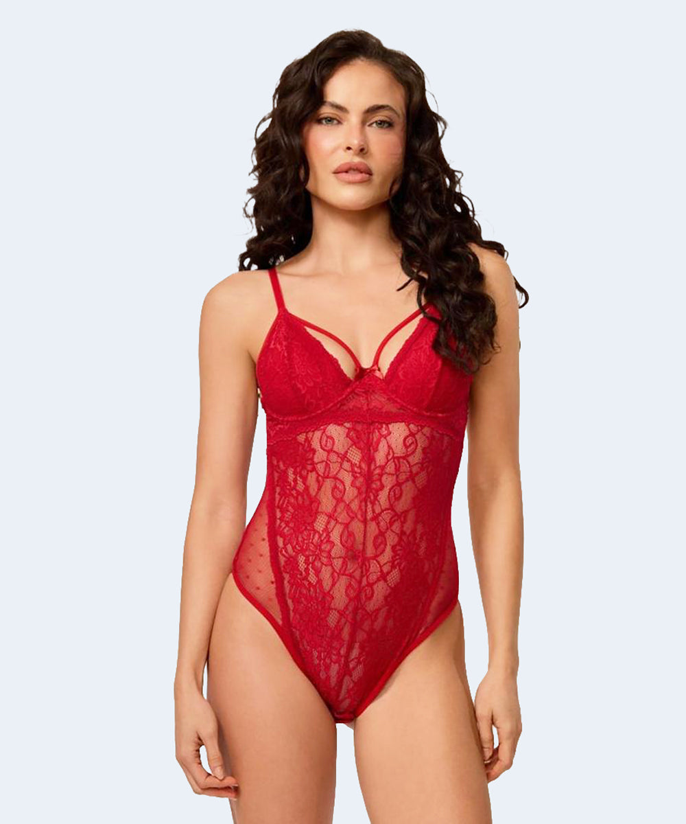Body Strappy Sem Bojo Renda - PATNER