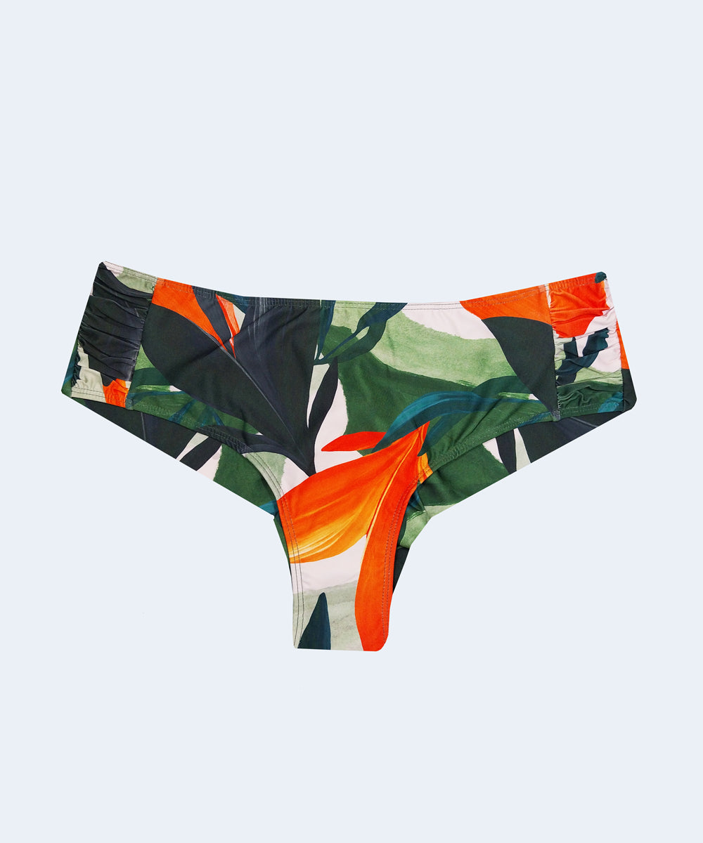Tanga Alta Drapeada Fio Duplo Plus Size FAMILIA ESTAMPADA - PATHY