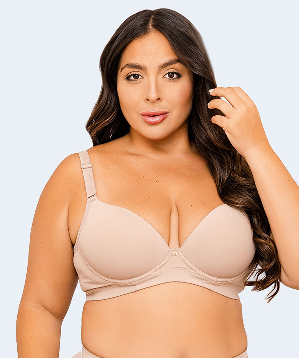 Sutiã Plus Size Base Bojo Soft Liso - NAYANE