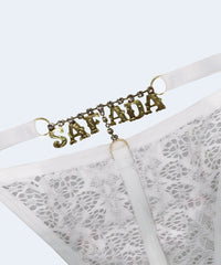 Calcinha String Renda Strass Safada - MARYS LENE