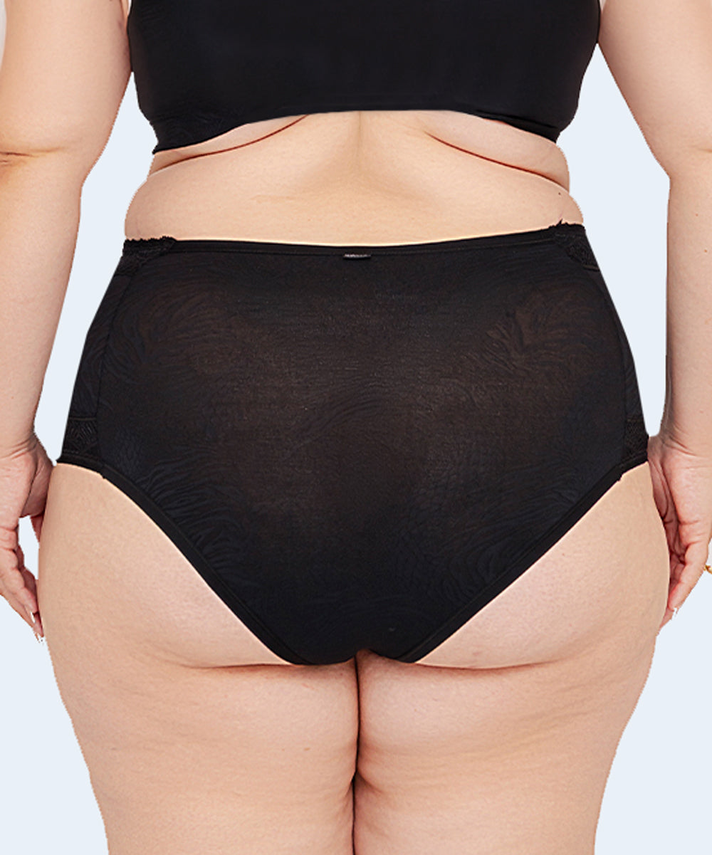 Calcinha Plus Size Cintura Alta Frente V - NAYANE LINGERIE