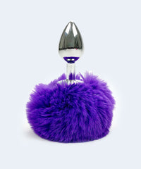 Plug Anal Cônico com Pompom na Base - SEXY IMPORT
