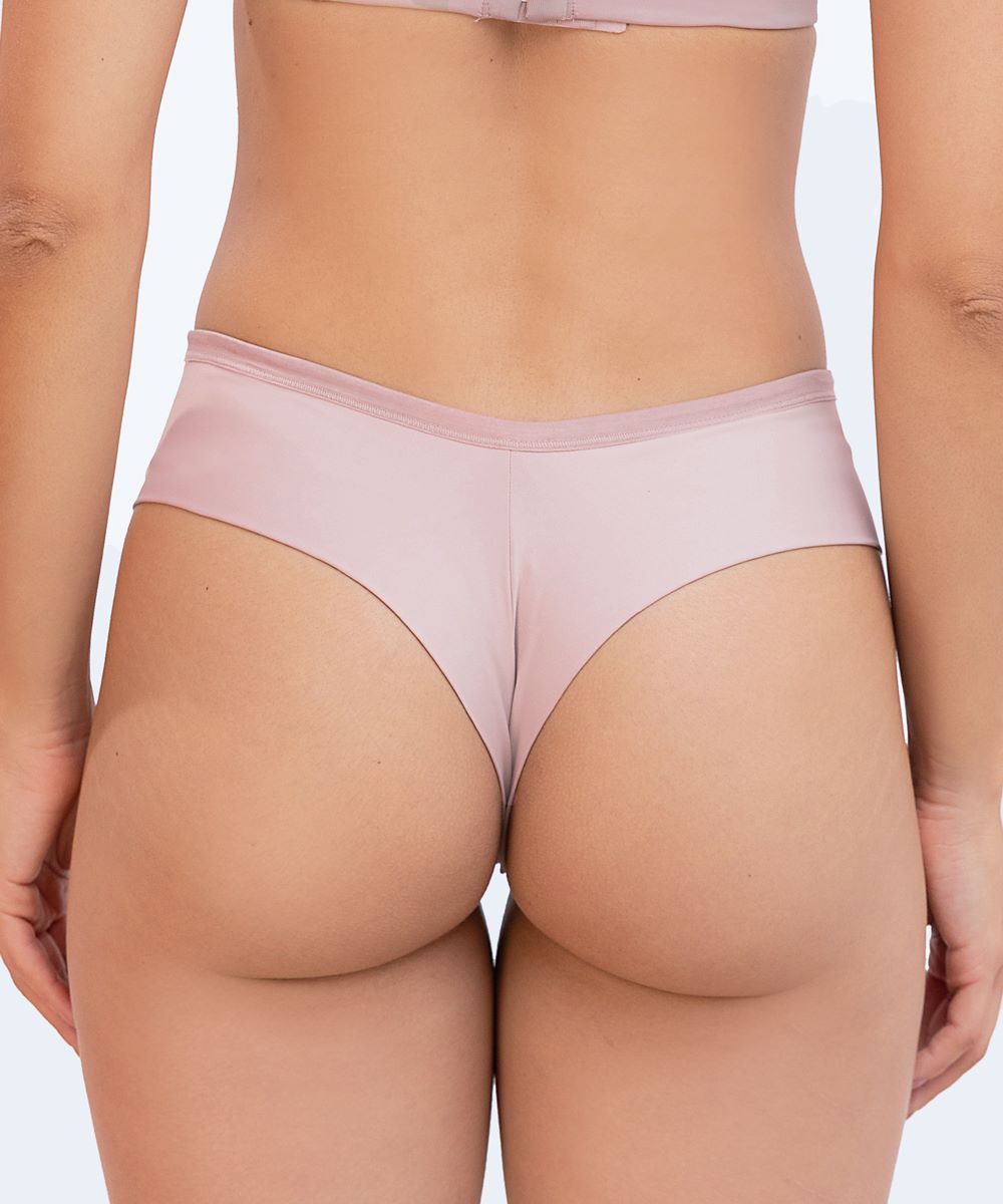 Calcinha de Microfibra Lisa Fio Duplo Lateral Large (Linha Básica) - SANTA PASSION