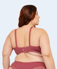 Sutiã Plus Size Base Renda Bojo Soft - NAYANE