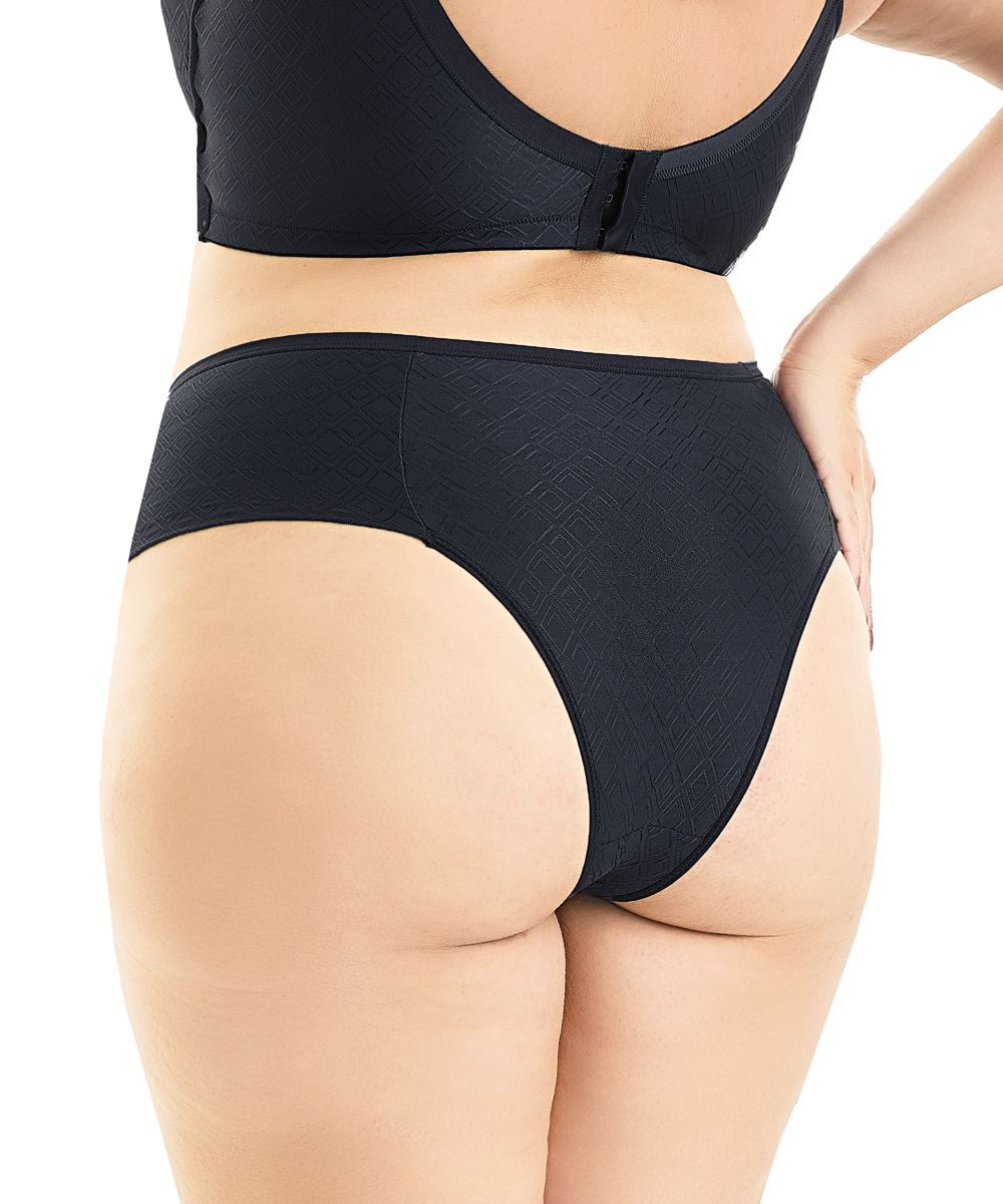 Calcinha Microfibra Trabalhada com Lateral Plus Size (Coleção Confort Atemporal) - VI LINGERIE
