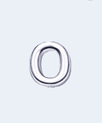 Letras do Alfabeto em Metal Prateado para Lingerie Personalizada Unidade - YAFFA LINGERIE