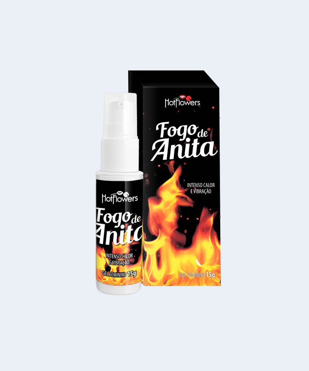 Gel Excitante Feminino Fogo De Anita - HOT FLOWERS