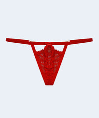 Calcinha Renda String com Strass - MARYS LENE
