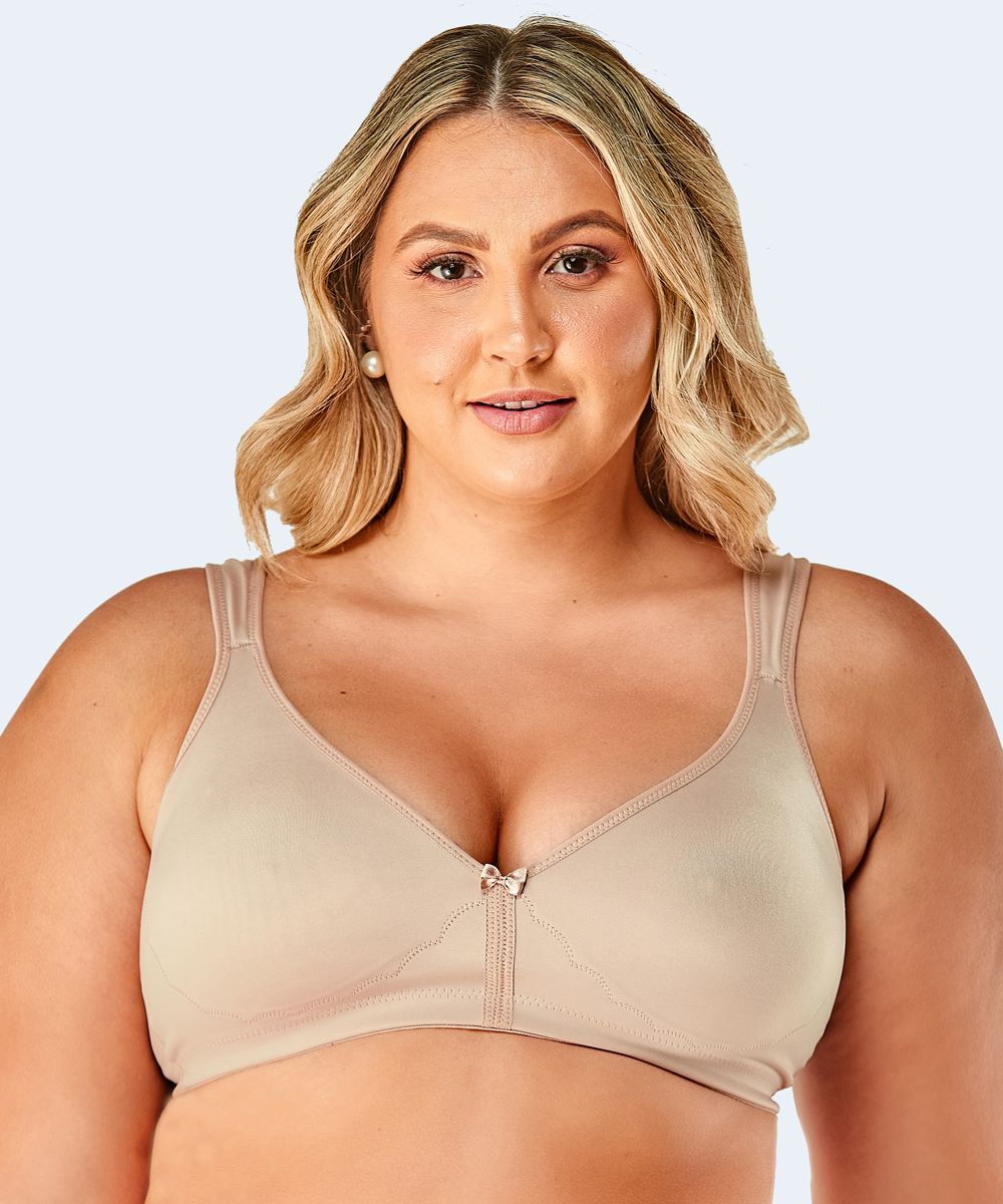 Sutiã Moldado Duplo sem Bojo Alça Reforçada Plus Size - VI LINGERIE