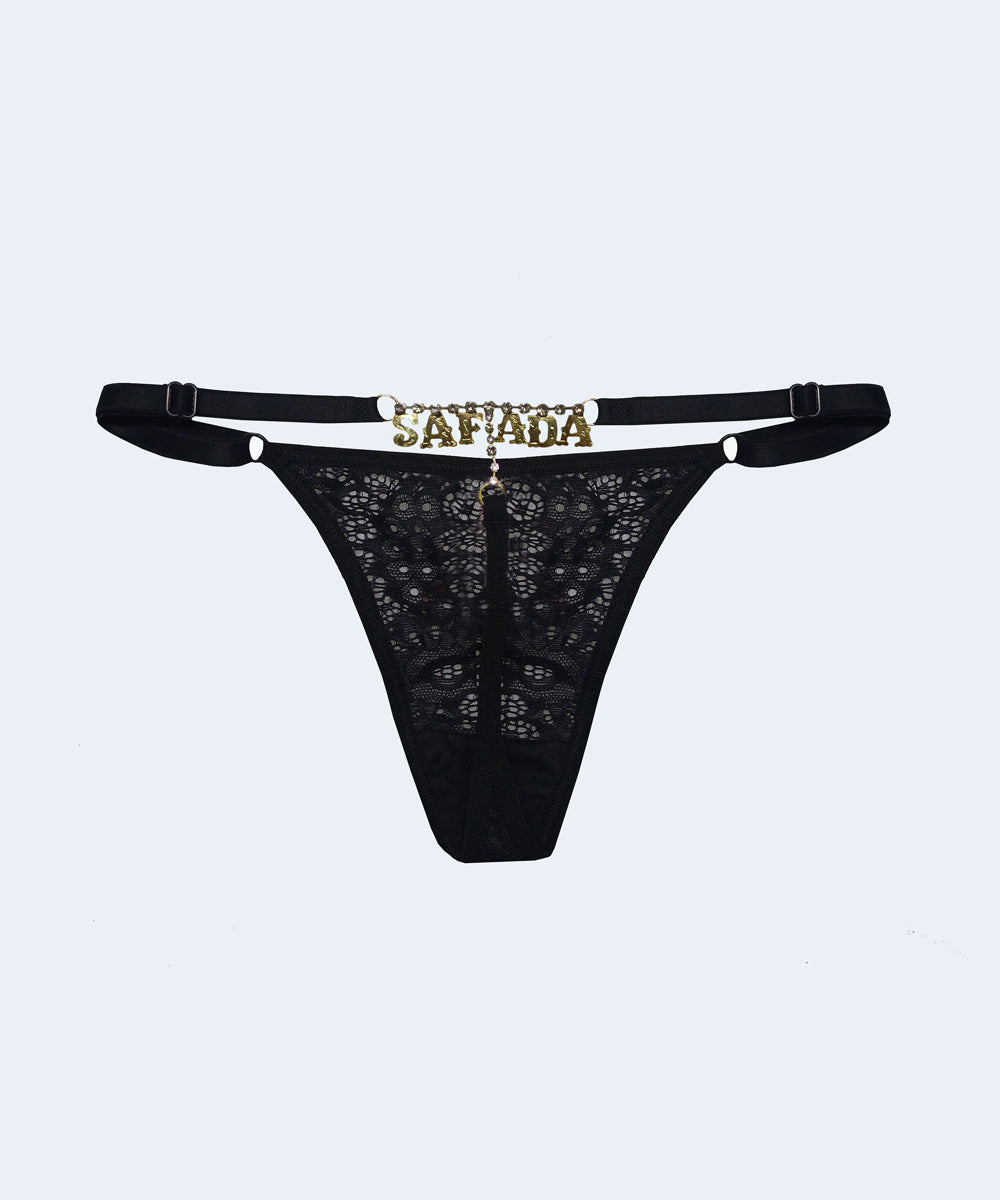Calcinha String Renda Strass Safada - MARYS LENE