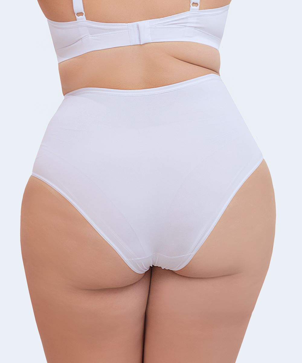 Calcinha De Microfibra Alta Plus Size (Linha Básica) - SANTA PASSION