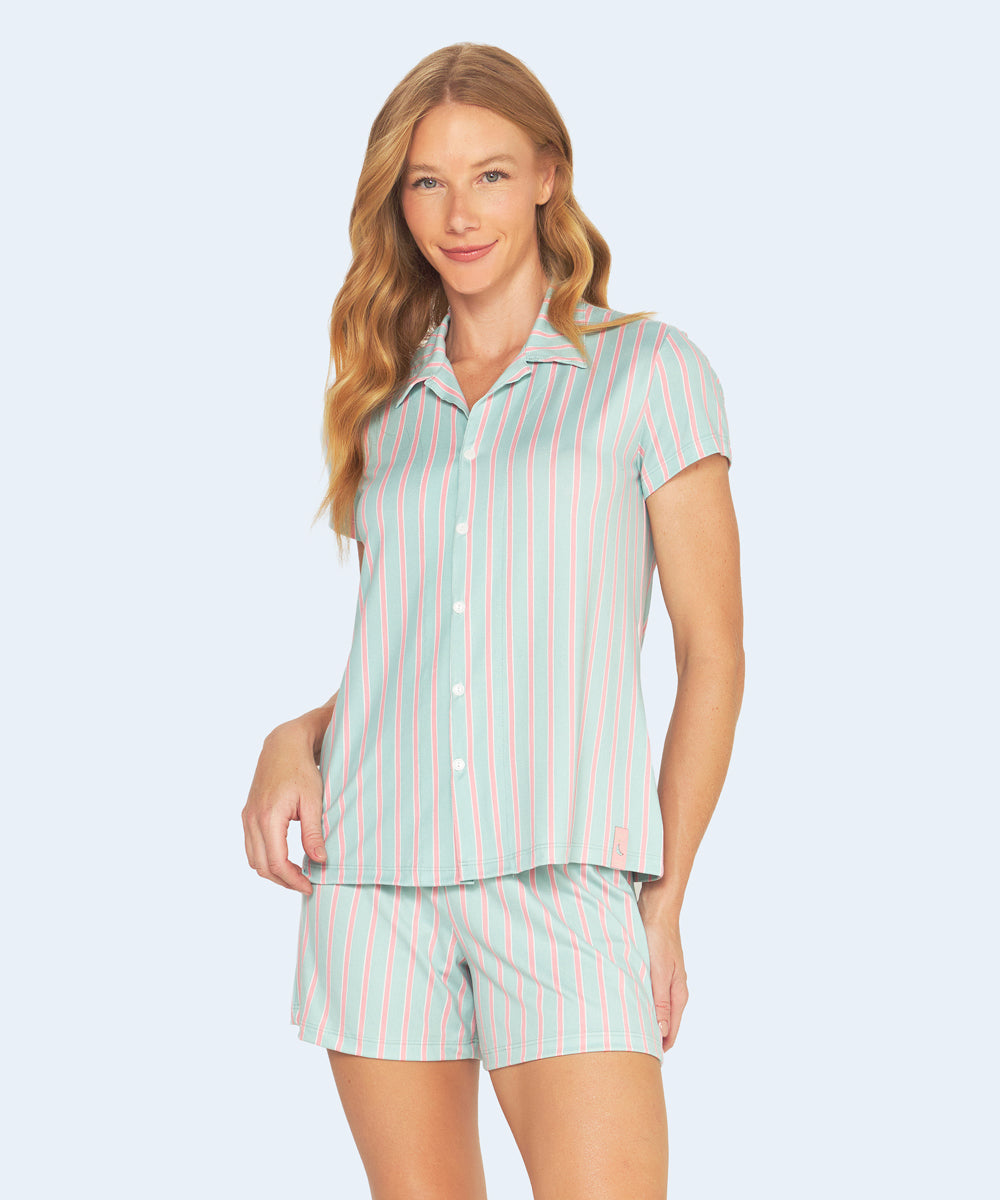 Pijama Americano Estampado Peach Touch - DUNID
