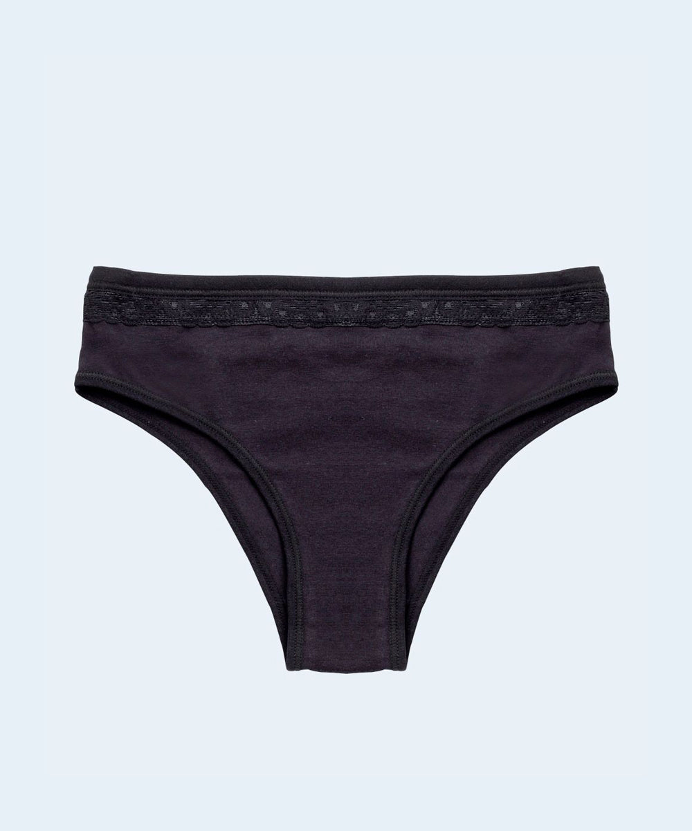 Calcinha Modal Boneca com Renda (Linha Inf/Juv) - SANTA PASSION