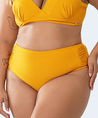 Tanga Alta Drapeada Plus Size FAMILIA SHEASHORE - PATHY