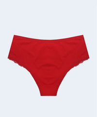Calcinha Microfibra com Renda Fio Duplo Plus Size - SANTA PASSION