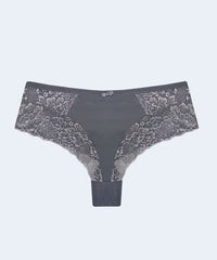 Calcinha Microfibra com Renda Fio Duplo Plus Size - SANTA PASSION