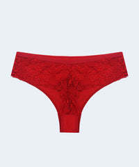 Calcinha Fio Plus em Microfibra com Detalhe em Renda - SANTA PASSION