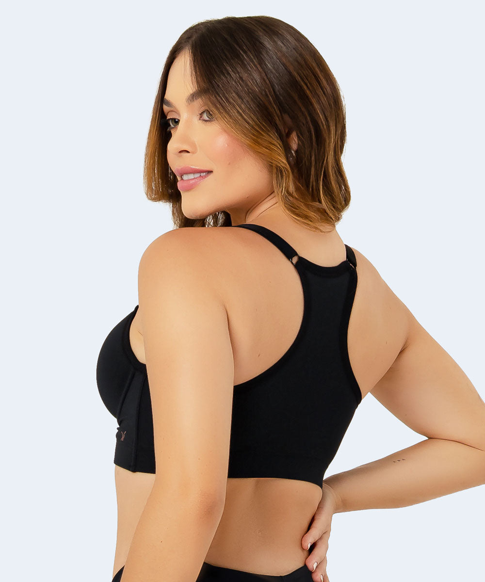 Sutiã Nadador com Ziper Plus Size - VI LINGERIE