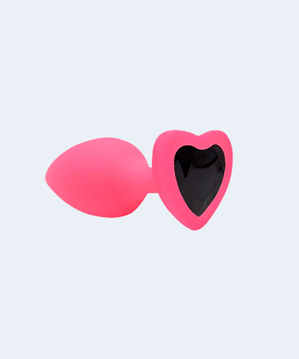 Plug Anal de Silicone Coração - SEXY IMPORT