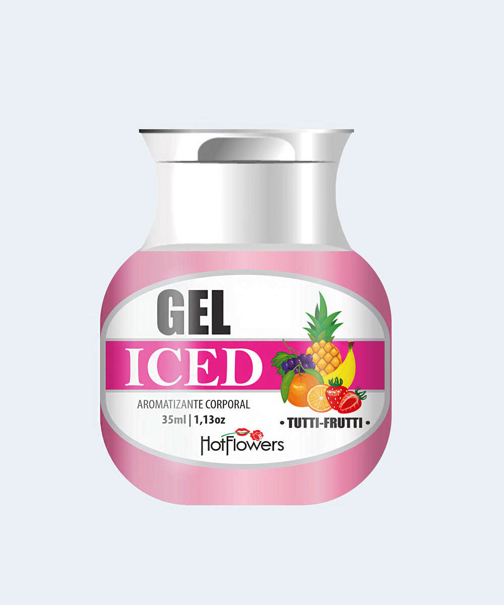 Gel Beijável Excitante de Tutti Frutti Gel Iced - HOT FLOWERS