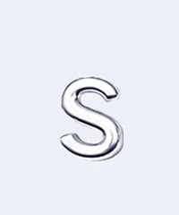 Letras do Alfabeto em Metal Prateado para Lingerie Personalizada Unidade - YAFFA LINGERIE