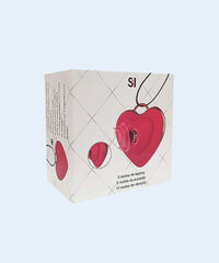 Vibrador de Pulsação - Formato de Coração com Colar - SI - SEXY IMPORT