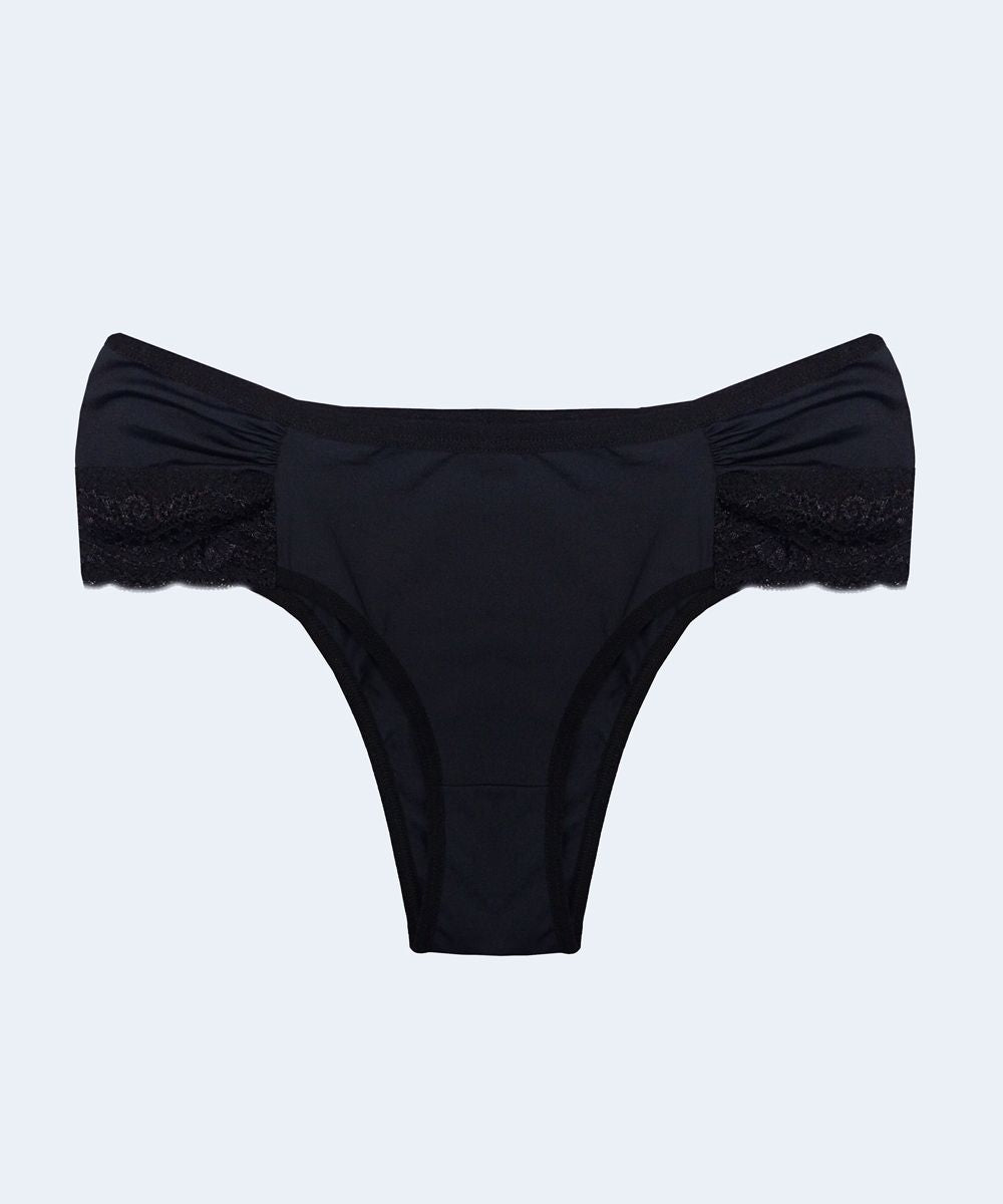 Calcinha Tanga Alta Bombom Renda - NAYANE