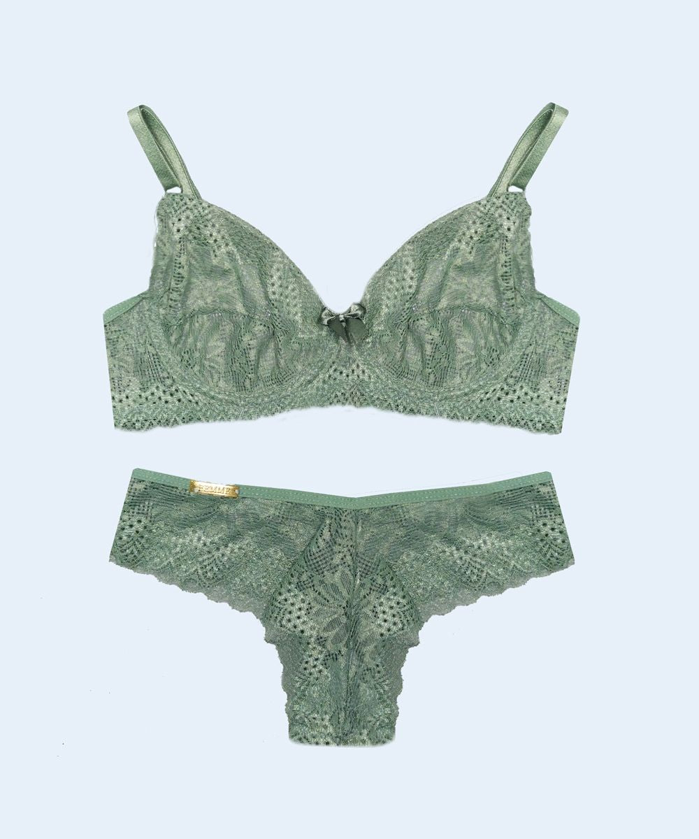 Conjunto Renda Sem Bojo com Aro - FEMME FATALLE
