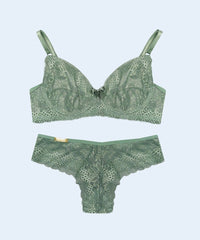 Conjunto Renda Sem Bojo com Aro - FEMME FATALLE