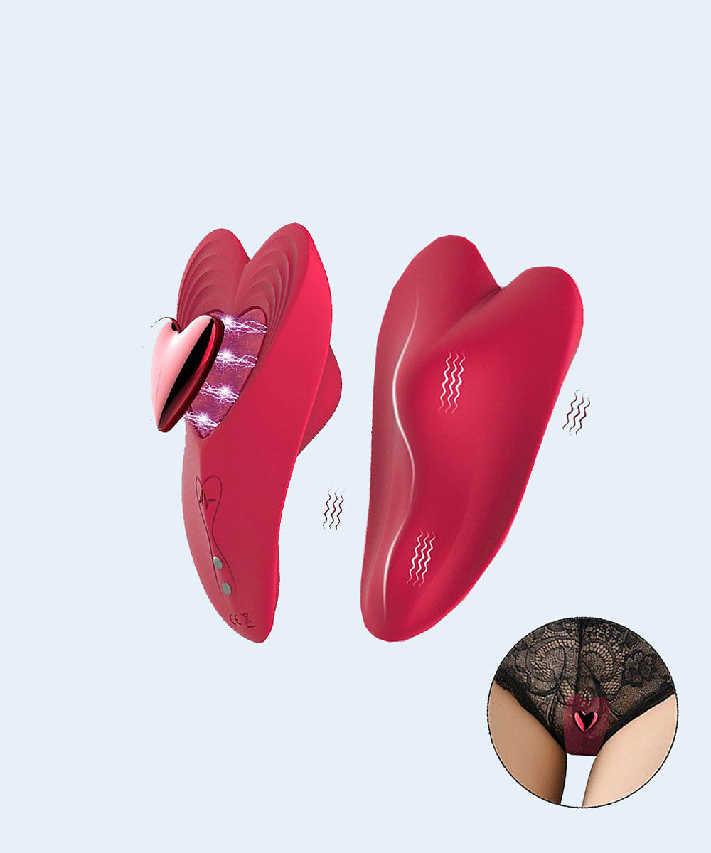 Vibrador de calcinha Red Heart a Longa distância Via APP - SEXY IMPORT
