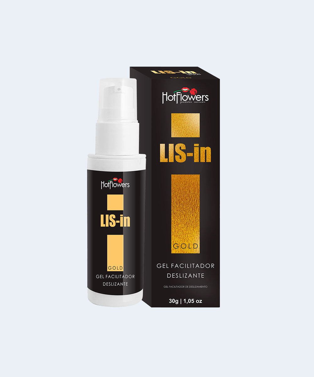 Gel Dessensibilizante Anal Lis-in Gold - HOT FLOWERS