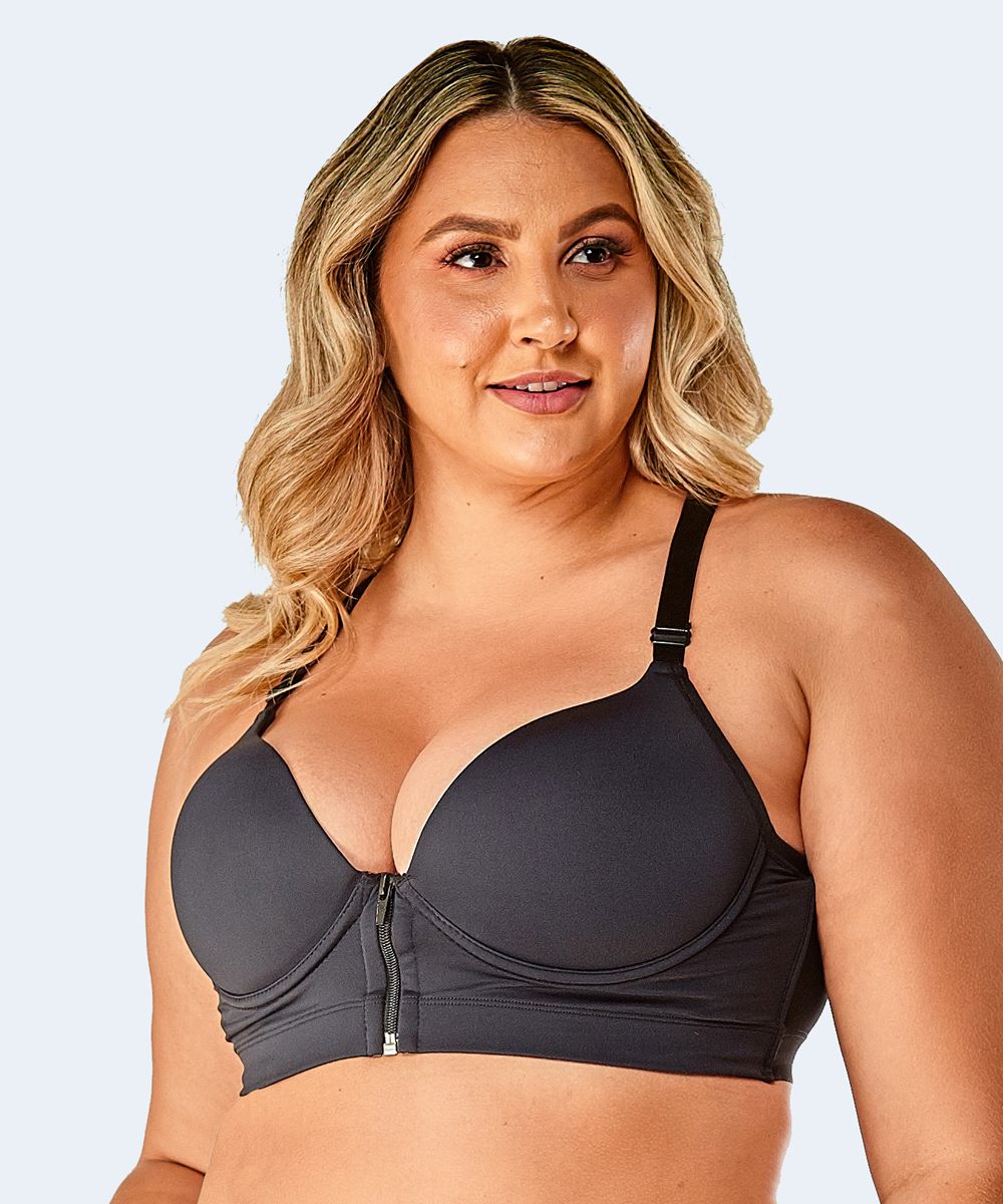 Sutiã Nadador com Ziper Plus Size - VI LINGERIE