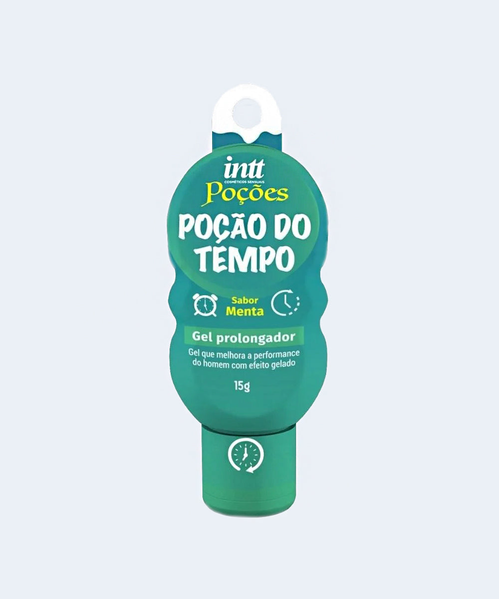 Poção do Tempo Gel Prolongador Aroma de Menta - INTT