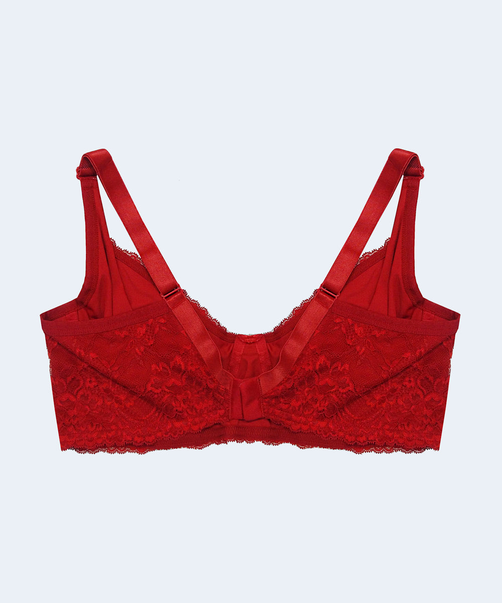 Sutiã Sem Bojo Plus Em Microfibra E Renda Com Arco - SANTA PASSION