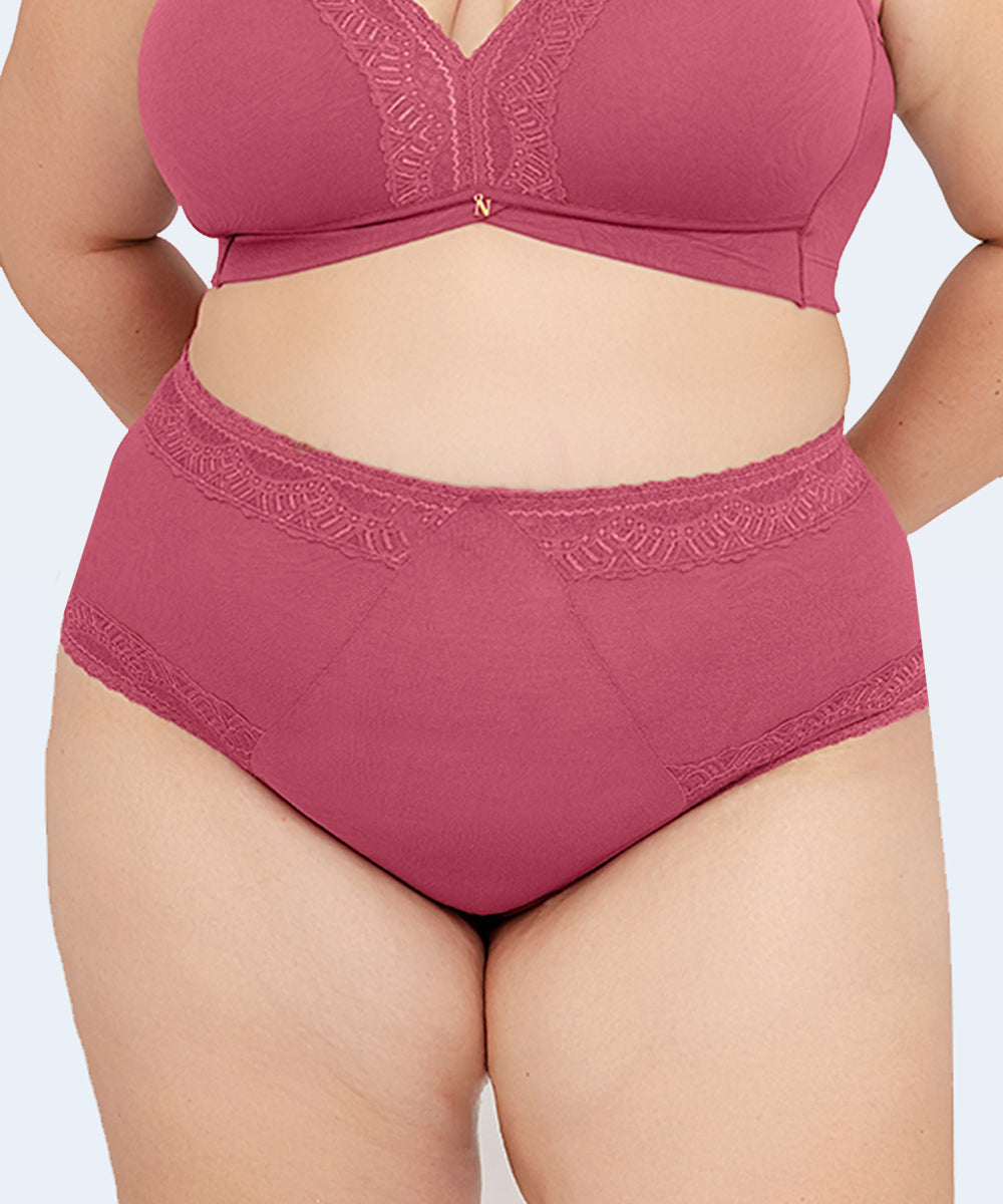 Calcinha Plus Size Cintura Alta Frente V - NAYANE LINGERIE