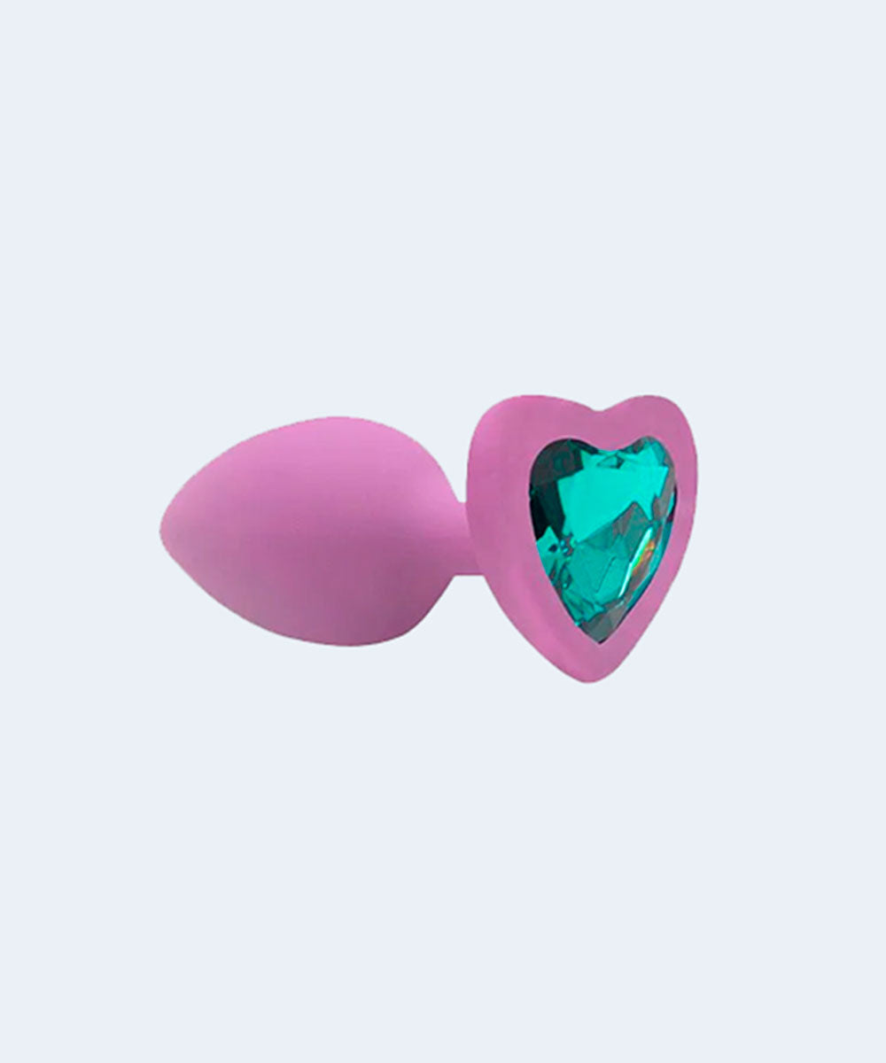 Plug Anal de Silicone Coração - SEXY IMPORT