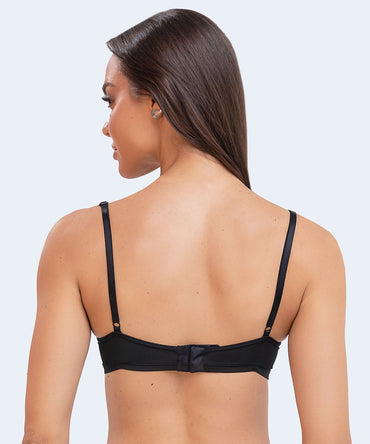 Sutiã de Microfibra Liso com Bojo Triangular (Linha Básica) - SANTA PASSION