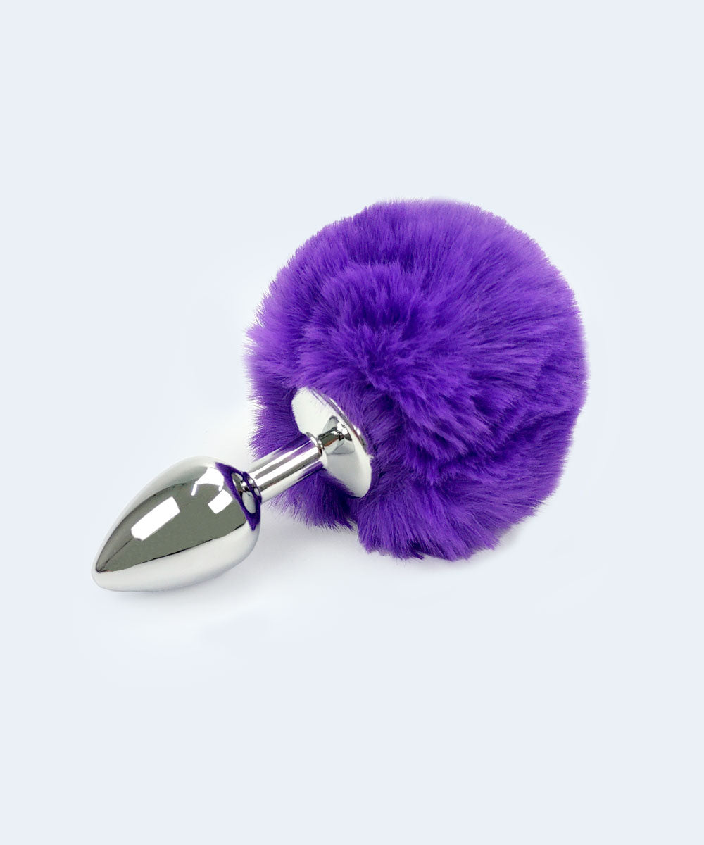 Plug Anal Cônico com Pompom na Base - SEXY IMPORT